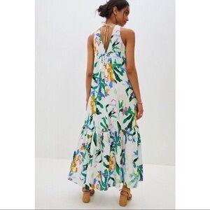 Anthropologie Maeve Belrose Eyelet Maxi Dress Size M